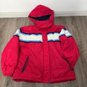 Gotcha Women’s Jacket Red Skate Surf Style Size L